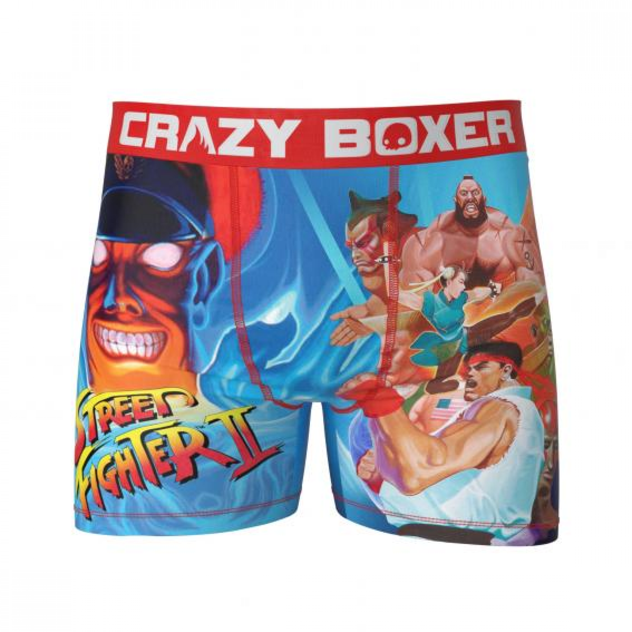 Street Fighter II Power of M. Bison Men's Crazy Boxer Briefs